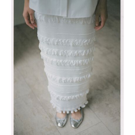 セットアップ対応】マドレーヌプリーツスカート | アダムエロペ(ADAM  