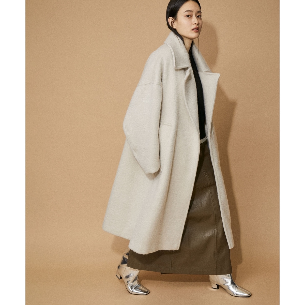WEB限定】ステンカラーシャギーコート | アダムエロペ(ADAM ET ROPE
