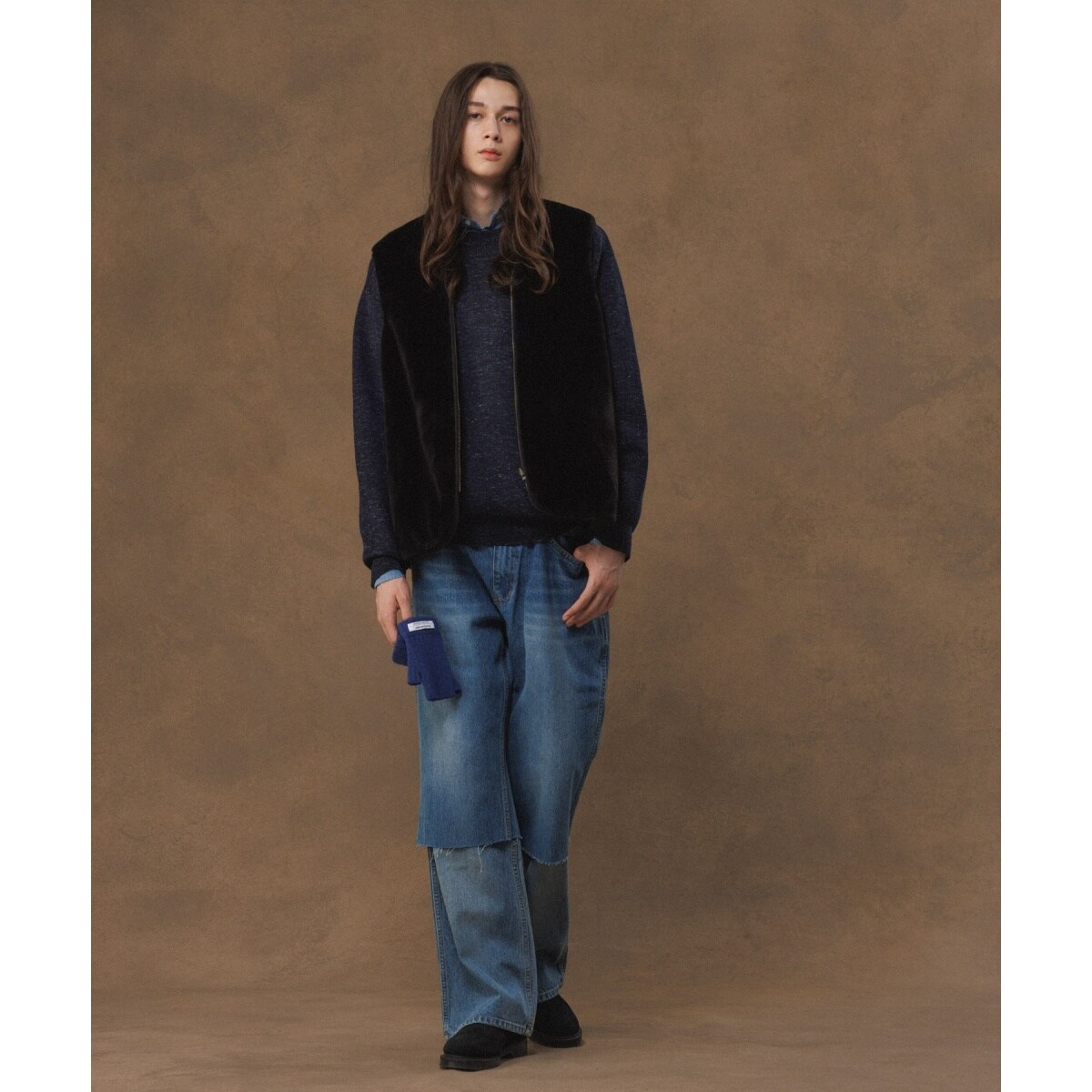 別注》【Barbour】BIGSIZE フロントジップ ファーライナー