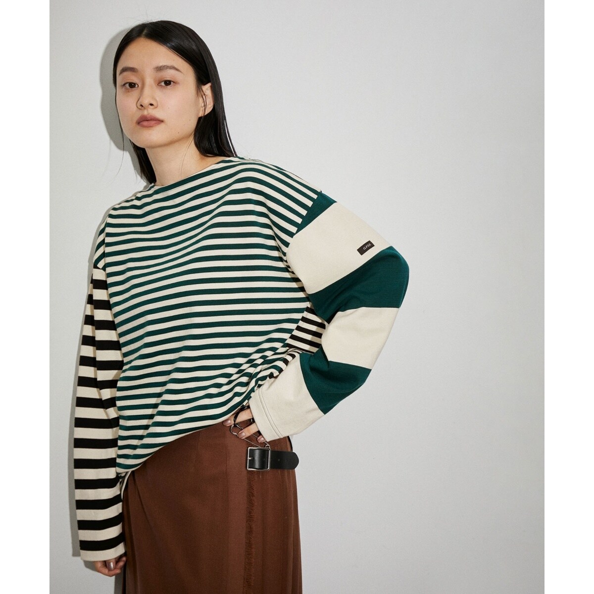 G.F.G.S. for ADAM ET ROPE'】別注ボートネックボーダー