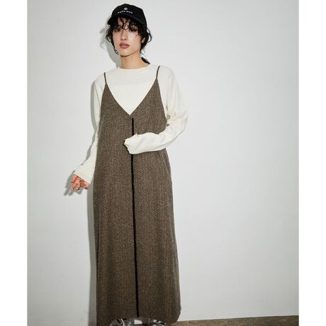 ツイードキャミワンピース | アダムエロペ(ADAM ET ROPE 