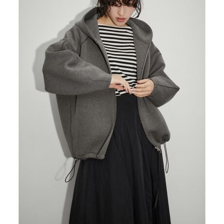 サステナブル】フーディージップブルゾン | アダムエロペ(ADAM ET ROPE  