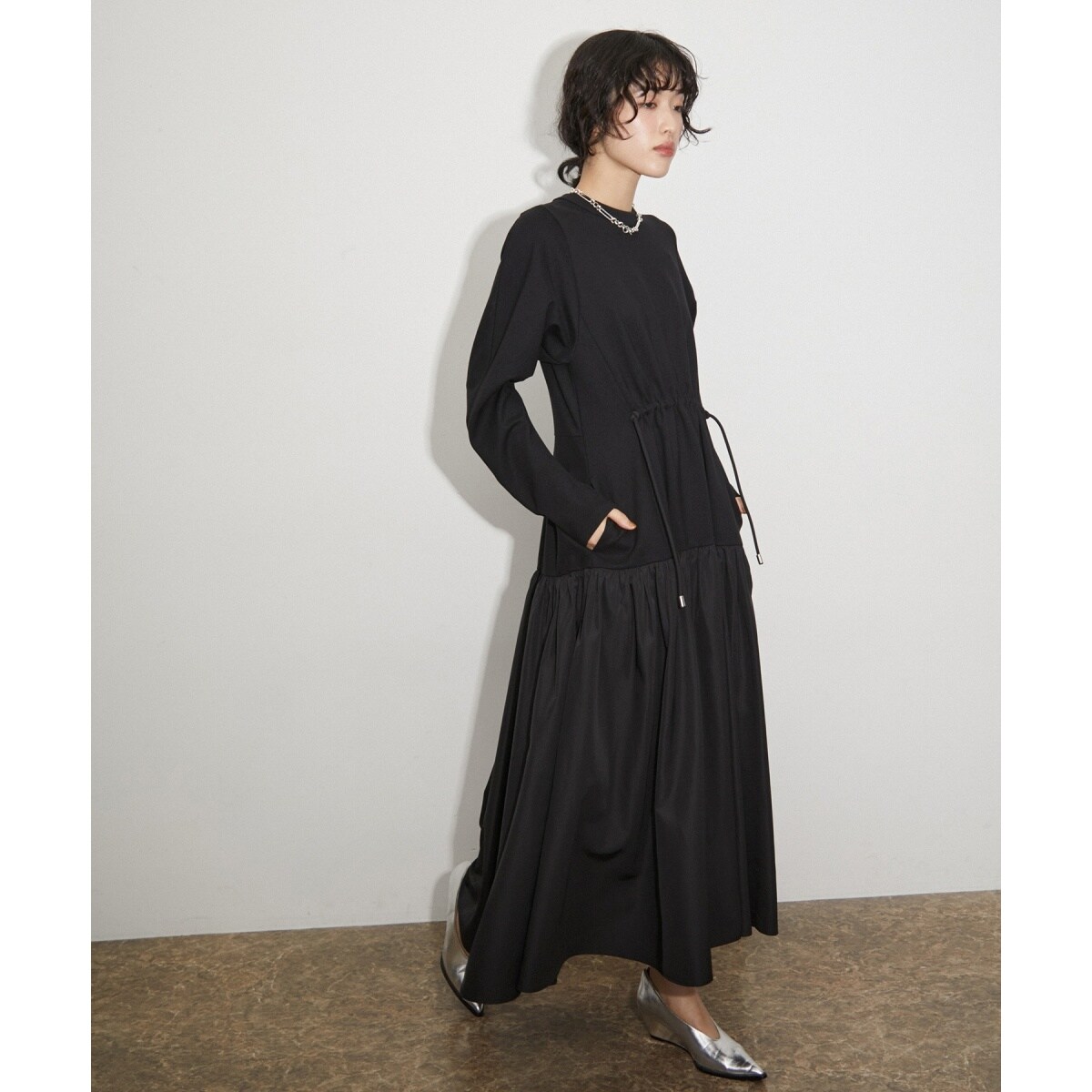 サステナブル】タフタコンビワンピース | アダムエロペ(ADAM ET ROPE