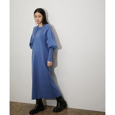 【サステナブル】ボレロドッキングニットワンピース