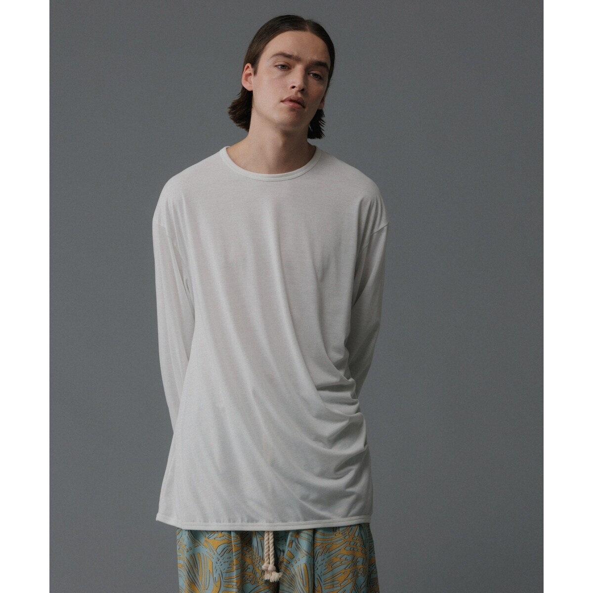 ADAM ET ROPE HOMME oasis ロングスリーブ Tシャツ 長袖 ADAM ET ROPE