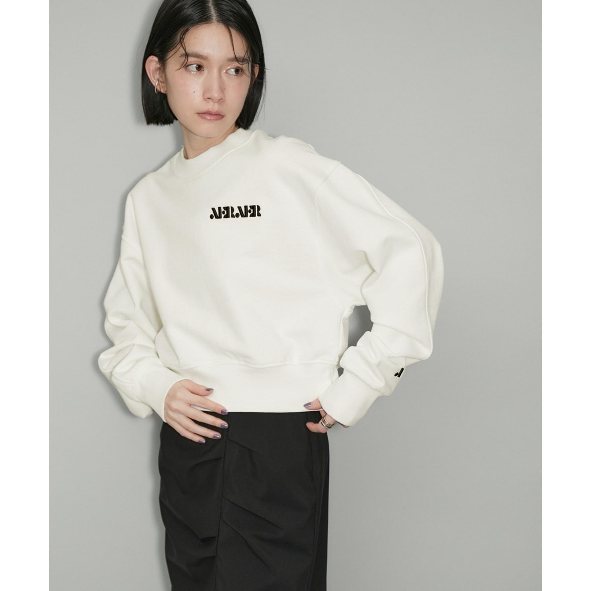 【WEB限定】AERロゴスウェット ADAM ET ROPÉ FEMME(アダム エ ロペ ファム) / 【WEB限定】AER