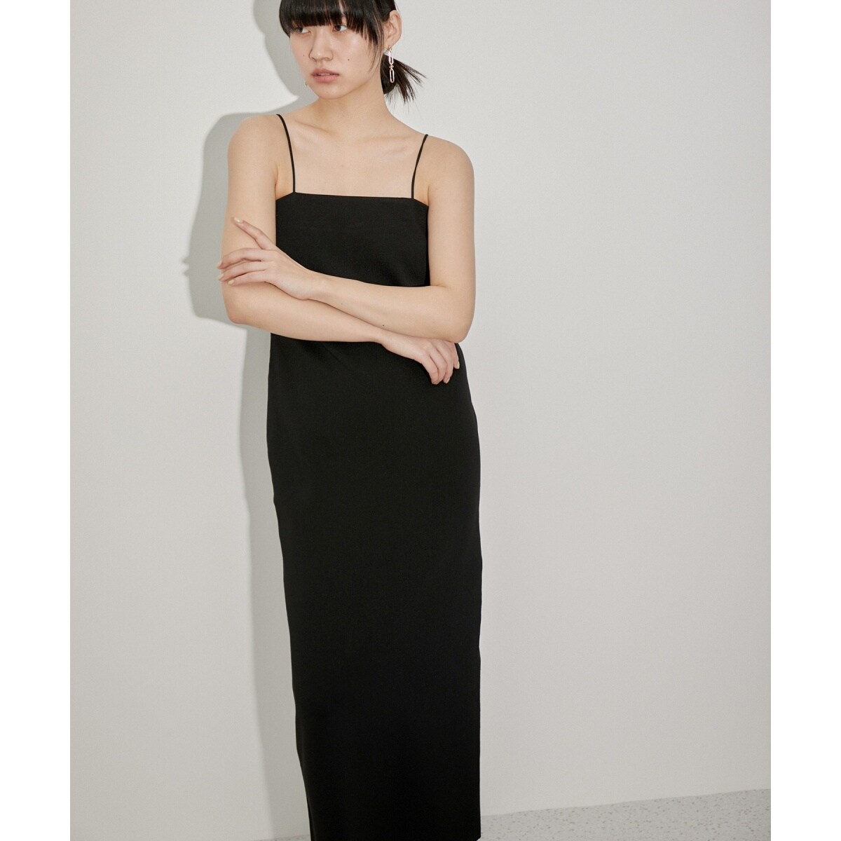 【adametrope】ニットキャミワンピース セール 70%OFF】【WEB限定】キャミワンピースxニットタンク