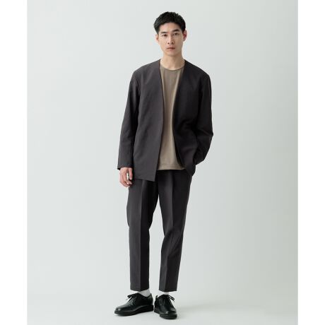 アダムエロペ 2点セット【RIRANCHA / リランチェ】セットアップ / ノーカラージャケット＆イージーパンツ