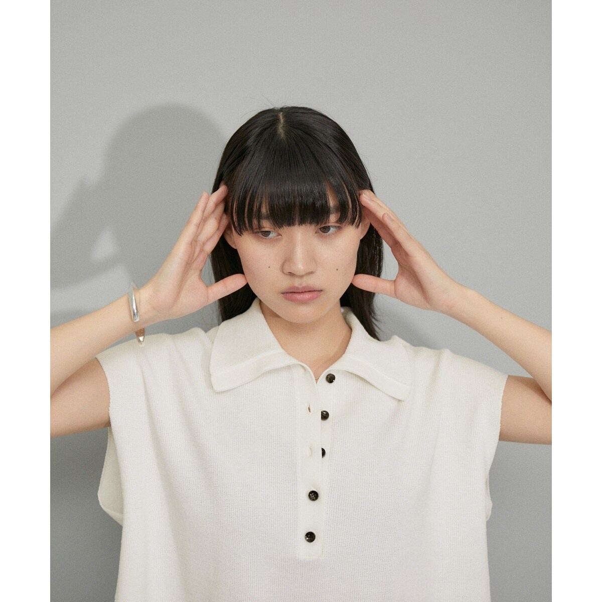ポロシャツ ポロ 「WEB限定」・「サステナブル」ニットポロTEE レディース ADAM ET ROPE' ポロシャツ ポロ 「WEB限定」・「サステナブル