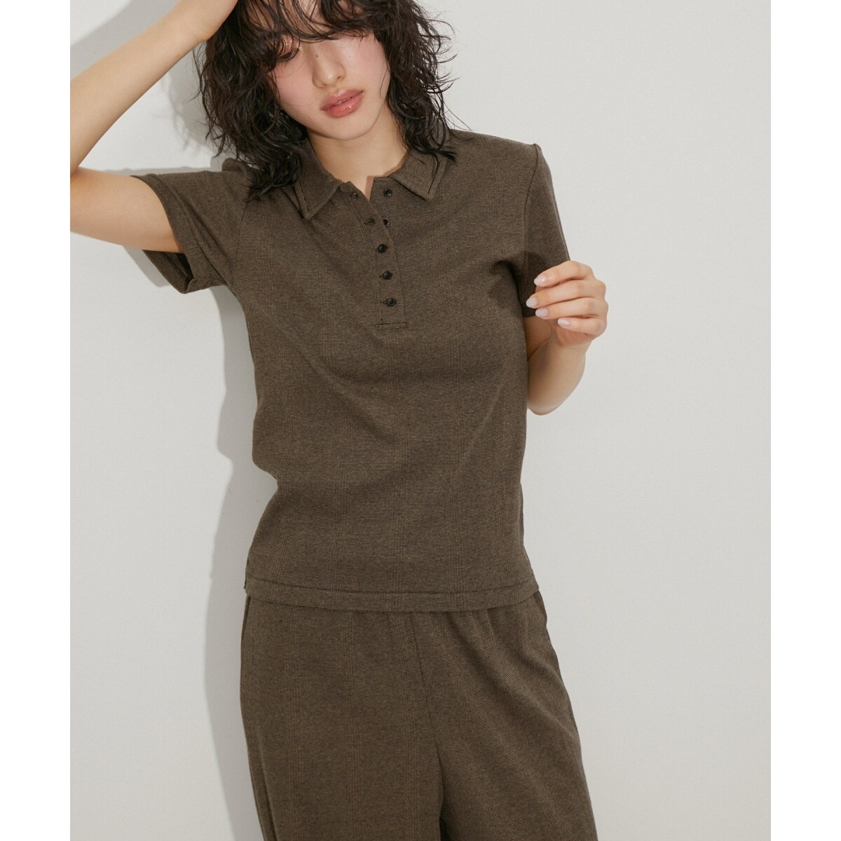 レビュー高評価の商品 Miller for ADAM ET ROPE'】Polo Tee | アダムエロペ(ADAM ET トップス