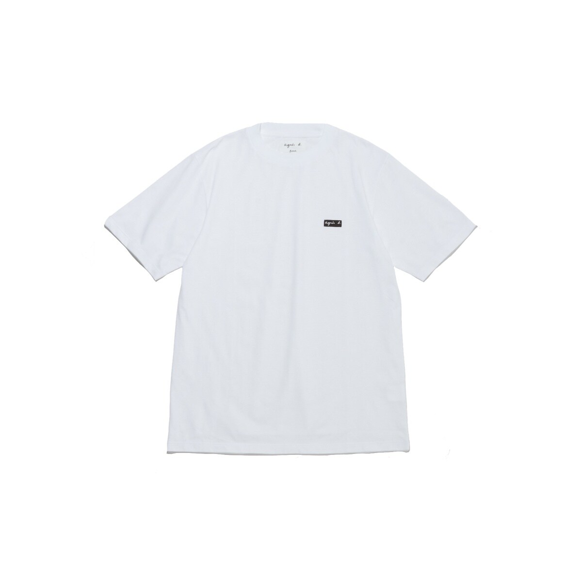 agnes b. pour ADAM ET ROPE'】別注 ワッペンLOGOTシャツ / UNI