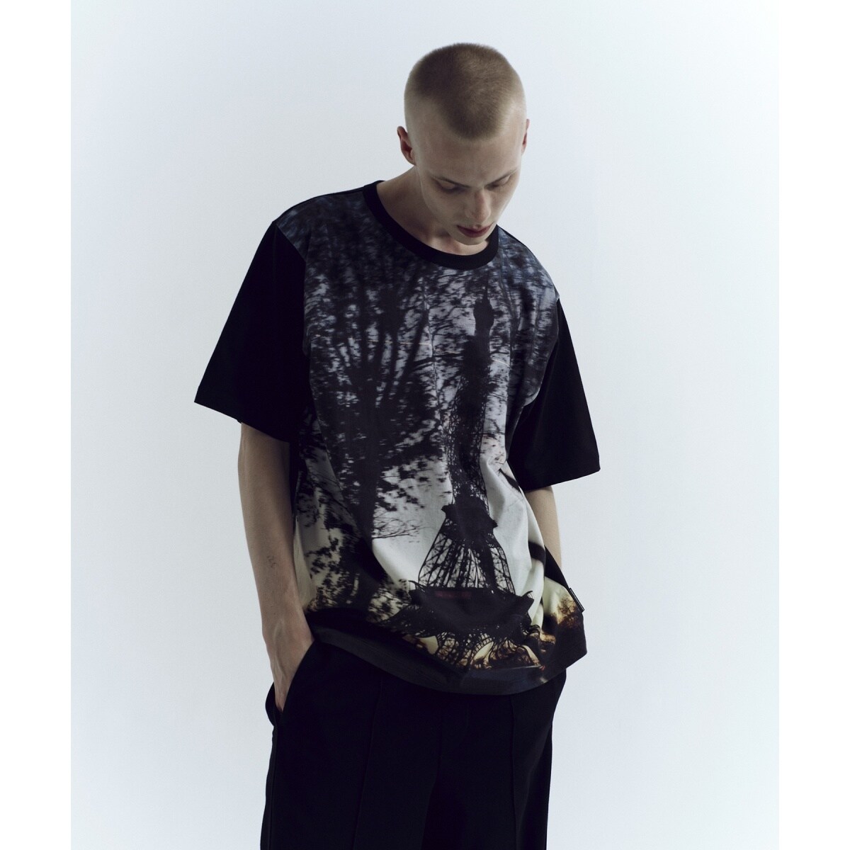 最終値下げ！agnes b.✖️adam et rope コラボ tシャツ S agnes b. pour ADAM ET ROPE'】別注 T-SHIRTS PHOTO | アダムエロペ