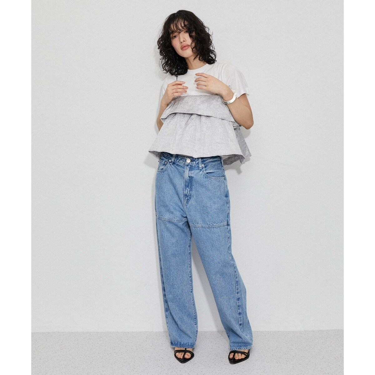 YOLO for ADAM ET ROPE'】別注キャミソールブラウス