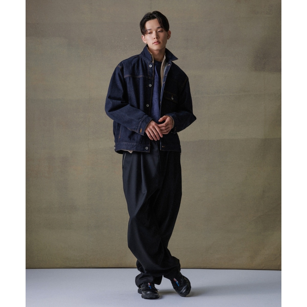 オーバーサイズデニムジャケット　　定番　アダムエロペ ADAM ET ROPÉ HOMME(アダム エ ロペ オム) / 《定番》【コットン
