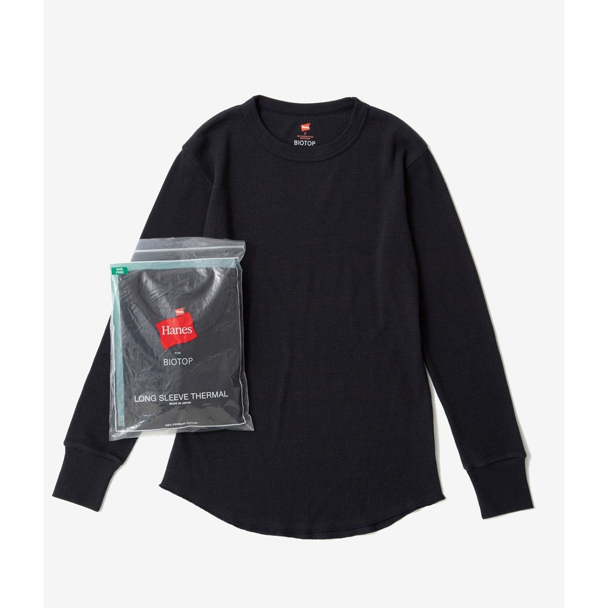 Hanes for BIOTOP】LONG SLEEVE THERMAL | アダムエロペ(ADAM ET