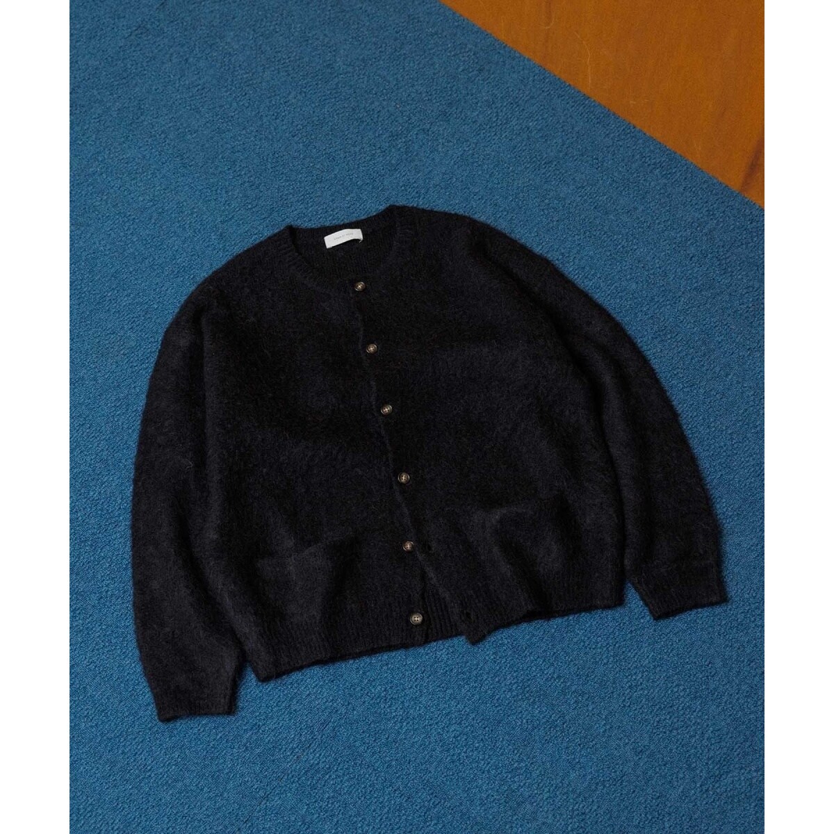 定番】モヘアミックス オーバーサイズ クルーネックカーディガン