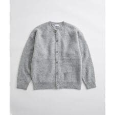 アダムエロペ(ADAM ET ROPE')の【定番】モヘアミックス オーバーサイズ クルーネックカーディガン / ユニセックス