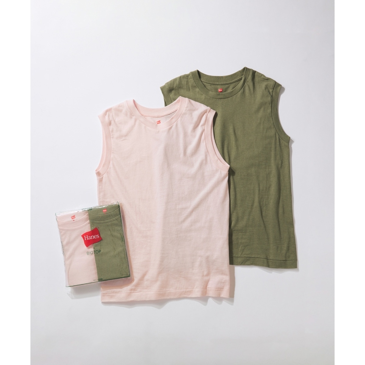 2025新作【Hanes for BIOTOP】アダムエロペ ヘインズ