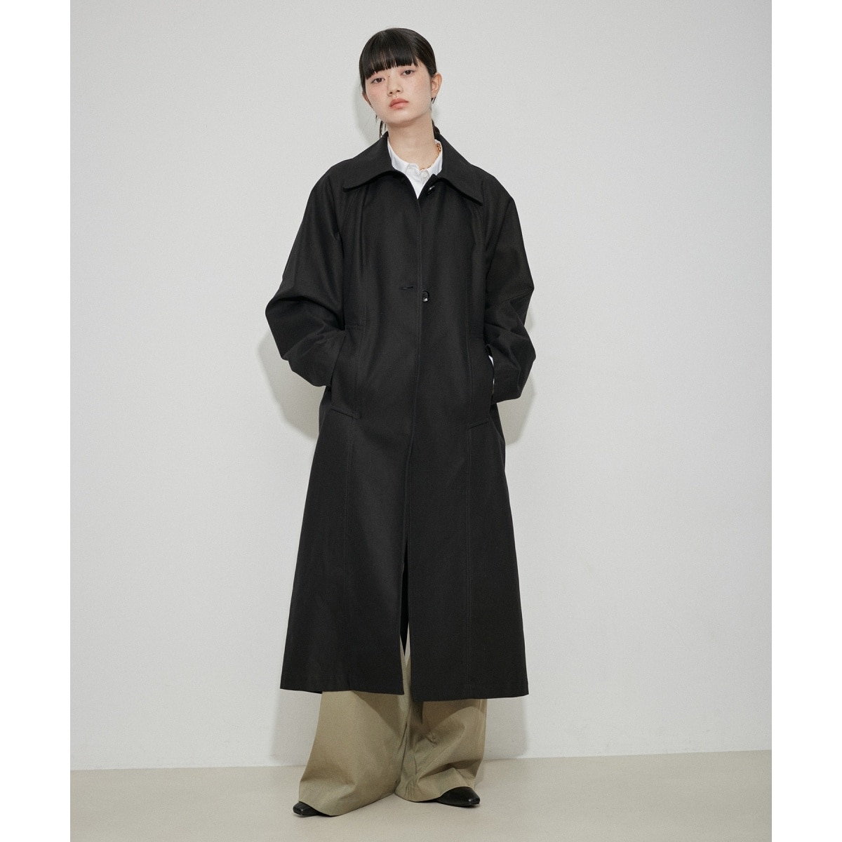 バックブラウジングステンカラーコート | アダムエロペ(ADAM ET ROPE