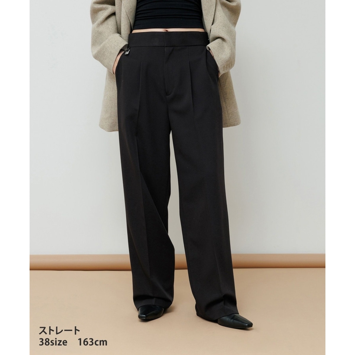 【2024年製 新品】 WEB限定】骨格別スラックスパンツ（ストレート/ウェーブ パンツ