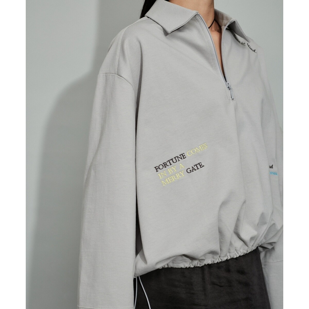 【ADAM ET ROPE'】刺繍デザイン　ロングTEE 定価9,900円 ce016-89288-02b.jpg?basethum=225