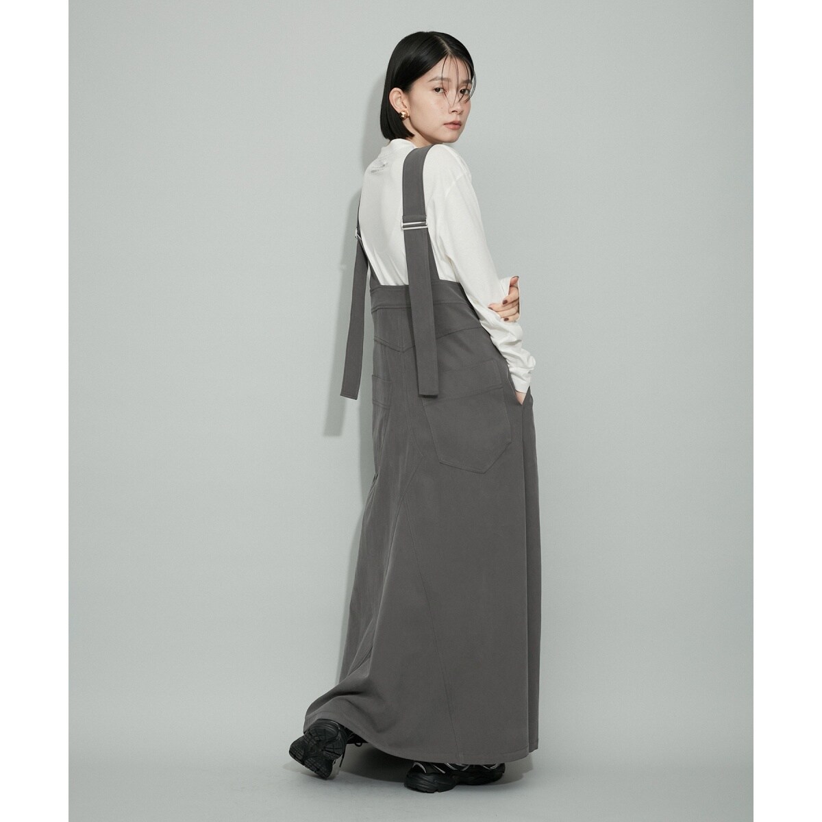 ADAM ET ROPE' バックルバックジャンパースカート WEB限定】バックルバックジャンパースカート | アダムエロペ