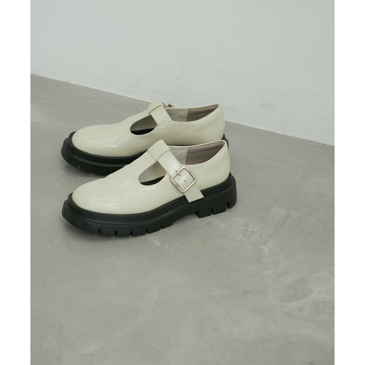 晴雨兼用トラックソールベルテッドシューズ | アダムエロペ(ADAM ET