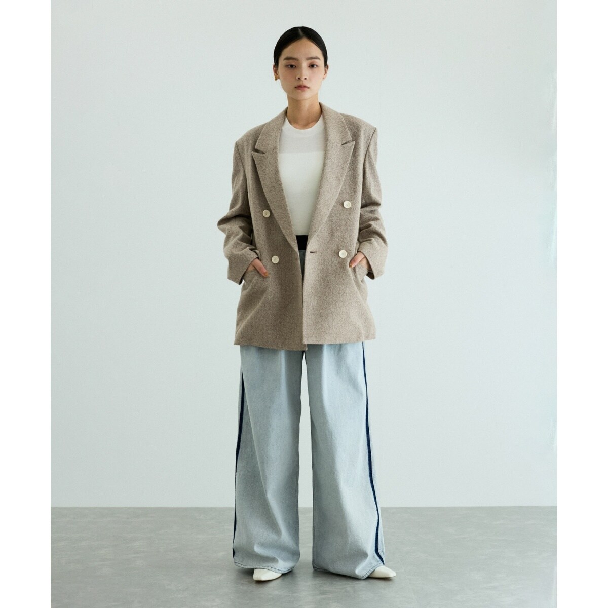 ウールネップテーラードジャケット | アダムエロペ(ADAM ET ROPE