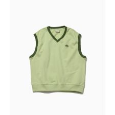 WALK  Emerald green sleeveless sweatshirt