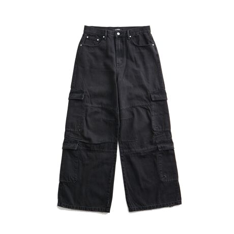 CODA  DENIM FLARED CUT CARGO PANTS/A_Gy(ADAM ET ROPE')