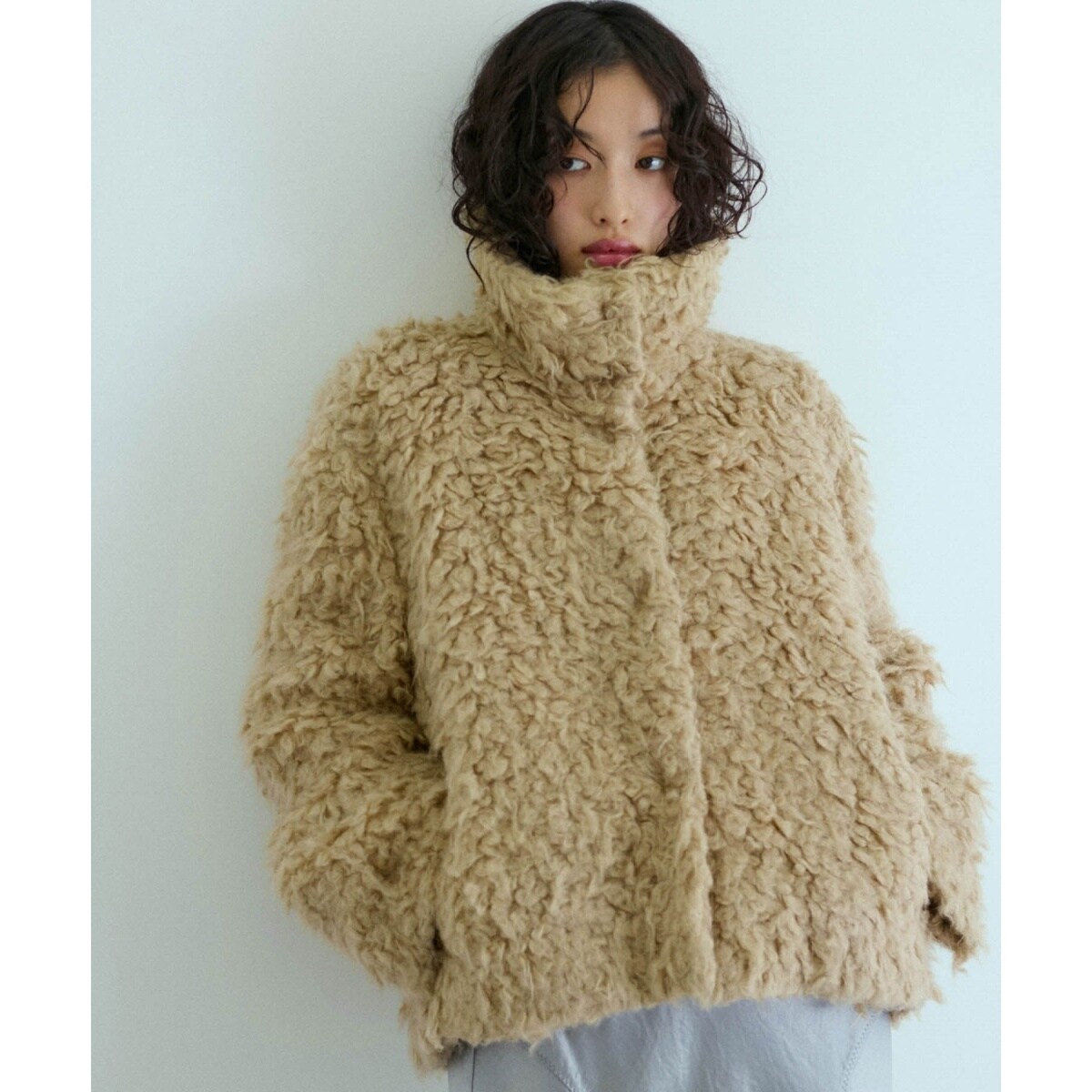 ADAM ET ROPE'（アダムエロペ）の「EcopeLループファーハーフ