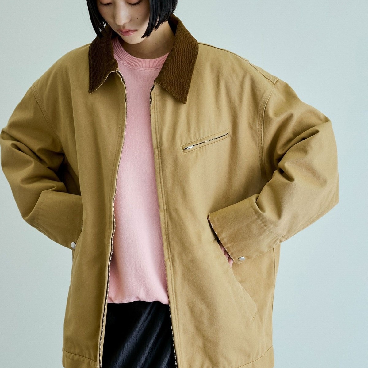 ADAM ET ROPE'（アダムエロペ）の「スタンドネックキルティング