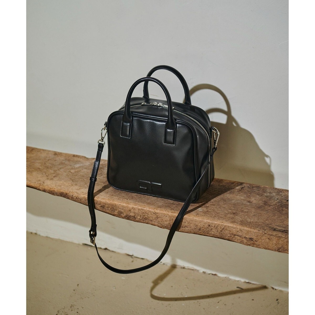 2WAYロゴボストンバッグ アダム エ ロペ ADAM ET ROPE' 【一部WEB限定カラー・再入荷