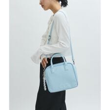 【サステナブル】・【再入荷】ロゴボストンバッグ