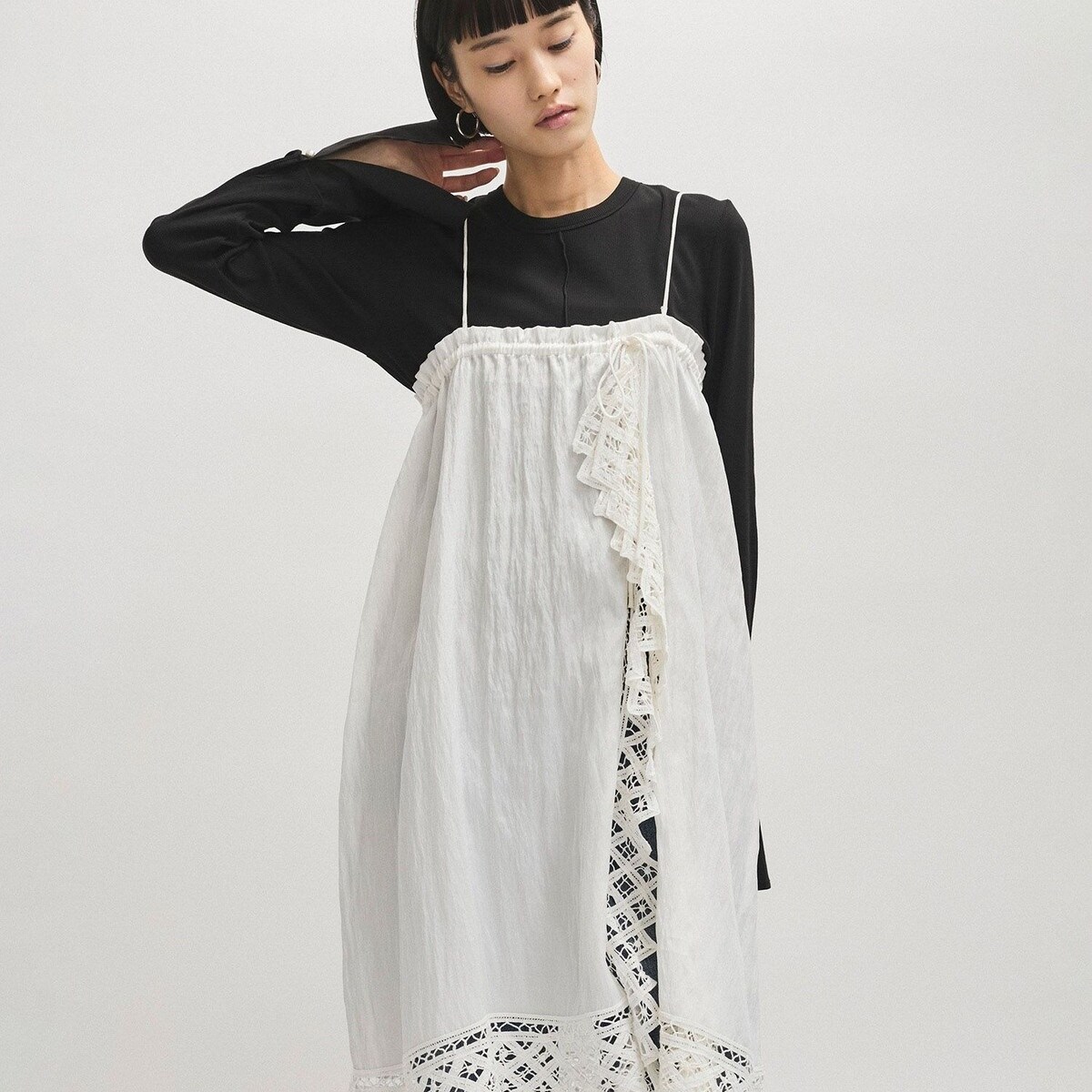 パテンレースワンピーススカート | アダムエロペ(ADAM ET ROPE