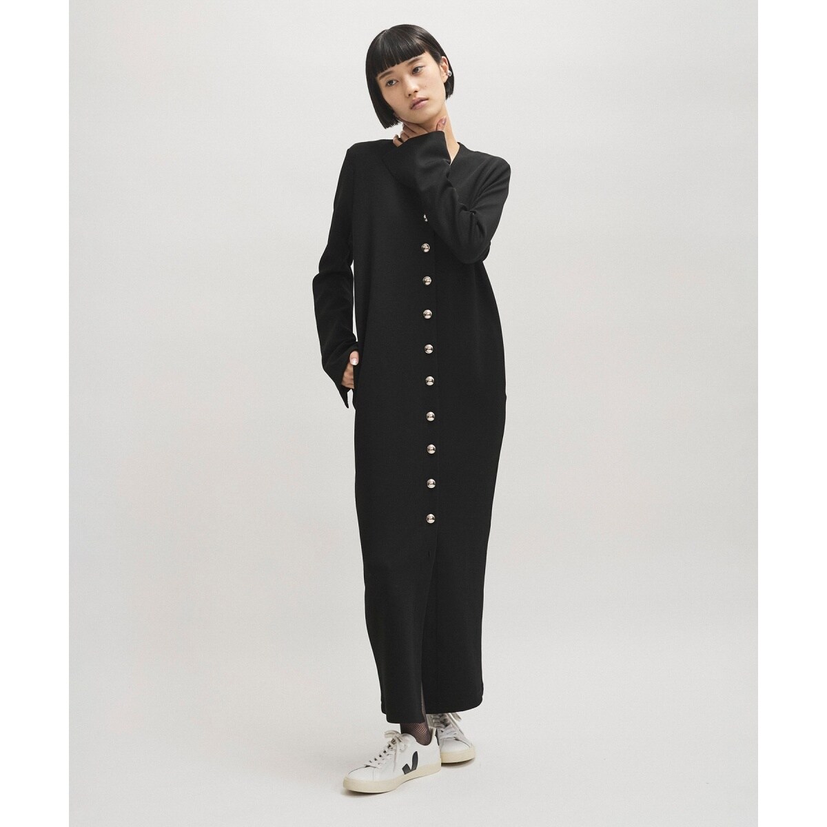 ADAM ET ROPÉ FEMME アダムエロペ　テントラインシャツワンピース ADAM ET ROPE'（アダムエロペ）の「テントラインシャツ