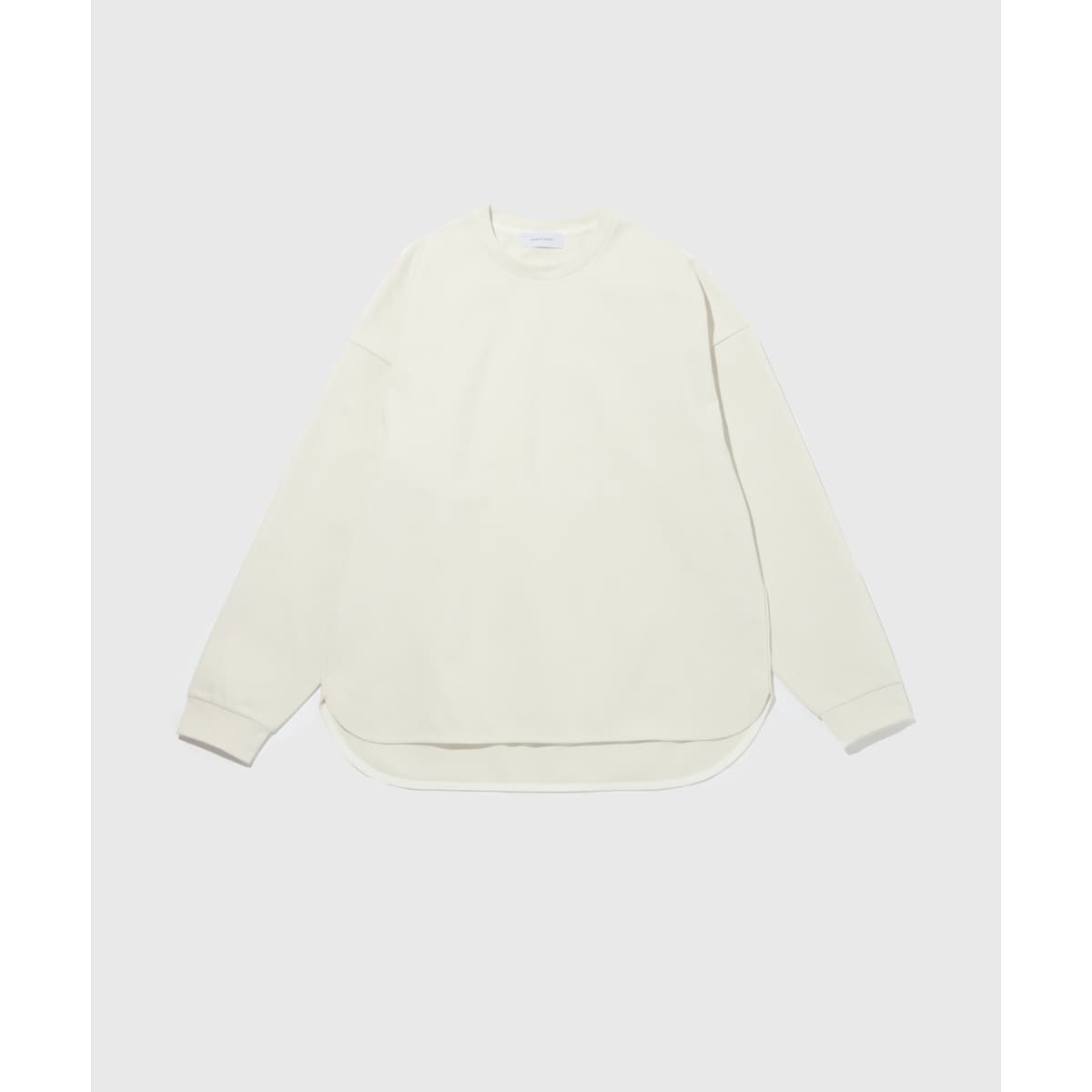 定番】ポンチ ドロップショルダー キックバック ロングスリーブ