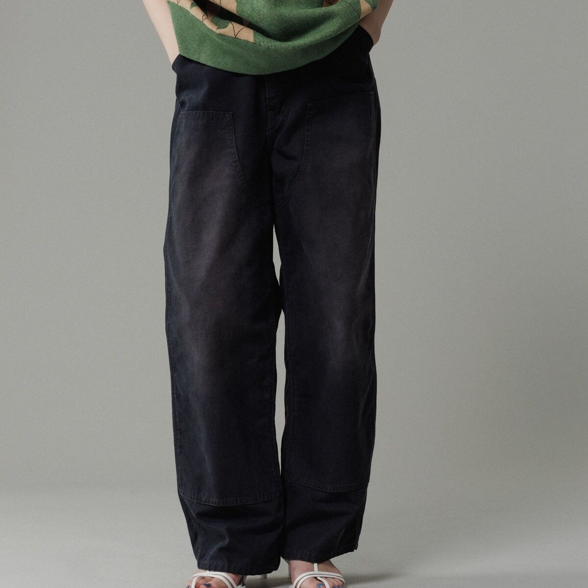 568TM ルーズストレート ダブルニー ベージュTIGERS EYE LOST Levi's｜568(TM) ルーズストレート ダブルニー ベージュ TIGERS