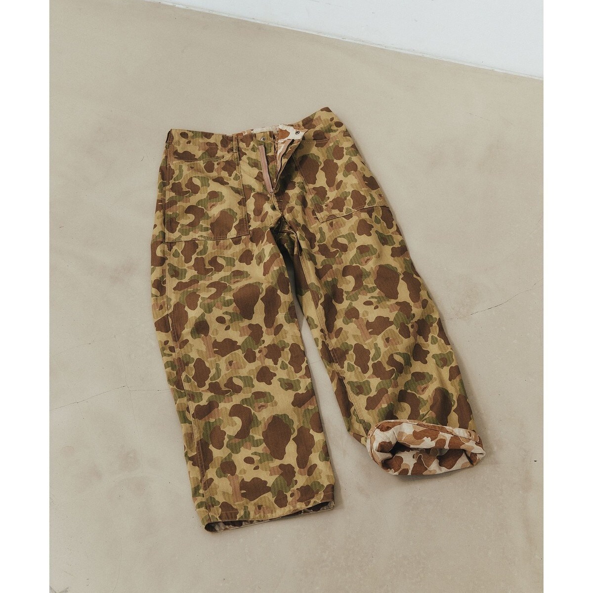 ハンターカモ リバーシブル ワイドパンツ / セットアップ対応