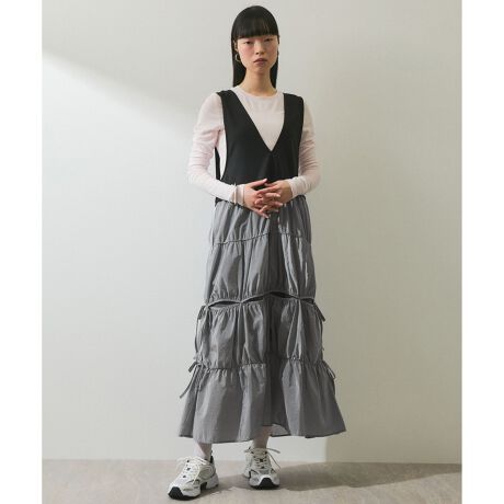 [^ԁFGAE55020]2025tāADAM ET ROPE' FEMMEyMaterialzKxȐLk̂|`fނƌyĔ򂪂A肰Ȃʊ̂zfނ̑gݍ킹B yDesignz|`fނƕz̃Rrs[XBVlbN̂芴ƃXJ[g̃eBA[hfBeB[̃oXŁA悢ÂɎdグC[hy߂ACeBʊ̂XJ[g̒i̓pCsOz[̎dlŗnăANZgvXByColorzubN~ubNAubN~CgO[AO[W~O[3FWJByStyling Pointz^[g⃍TAxAL~ȂǃCi[ŃOV[Yg郏s[XBŨANZT[킹Ă؂₩ȃX^C߁B---------------:Ȃn:iXJ[ĝ݁jLk:iĝ݁j:₠iXJ[g\n̂݁jň:g┖EXJ[g|Pbg:Ȃ---------------fg:169cm size:F