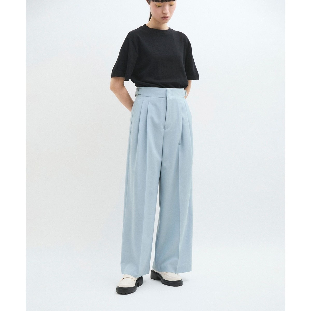 WOMEN【AURALEE】LIGHT MELTON SLACKS | アダムエロペ(ADAM ET ROPE