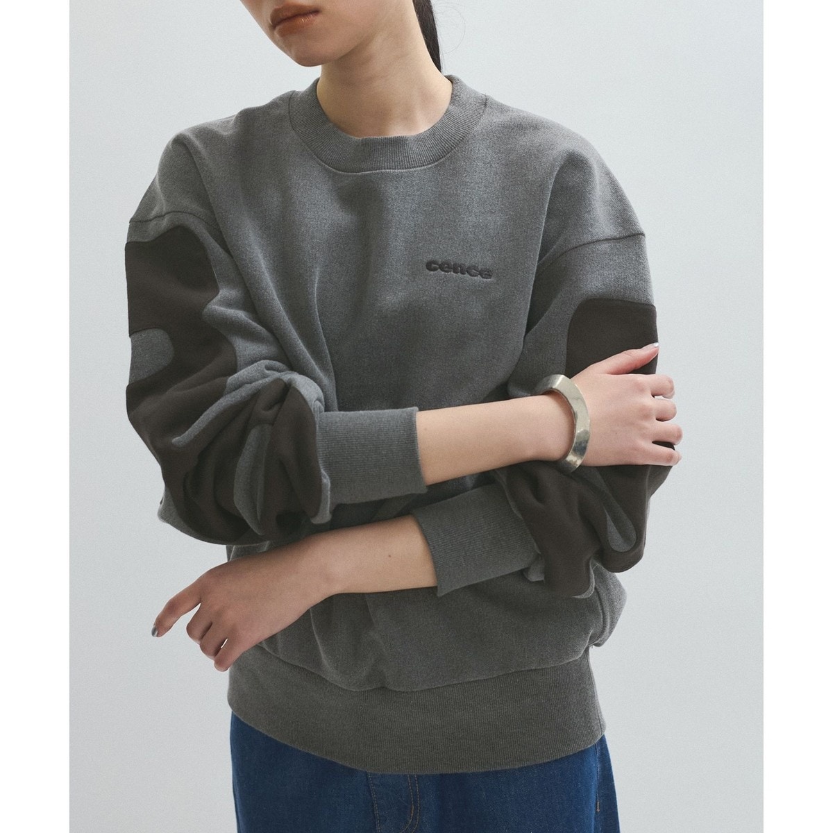 アダムエロペ　トレーナー　ピンク スウェット ショート丈　背面ジッパー付き 楽天市場】【SALE／50%OFF】【VIOLETTE ROOM for ADAM ET ROPE