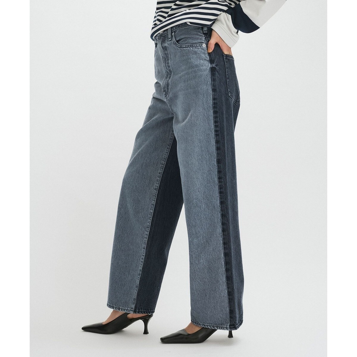 NEEDBY for ADAM ET ROPE'】別注LUNA WIDE STRAIGHT