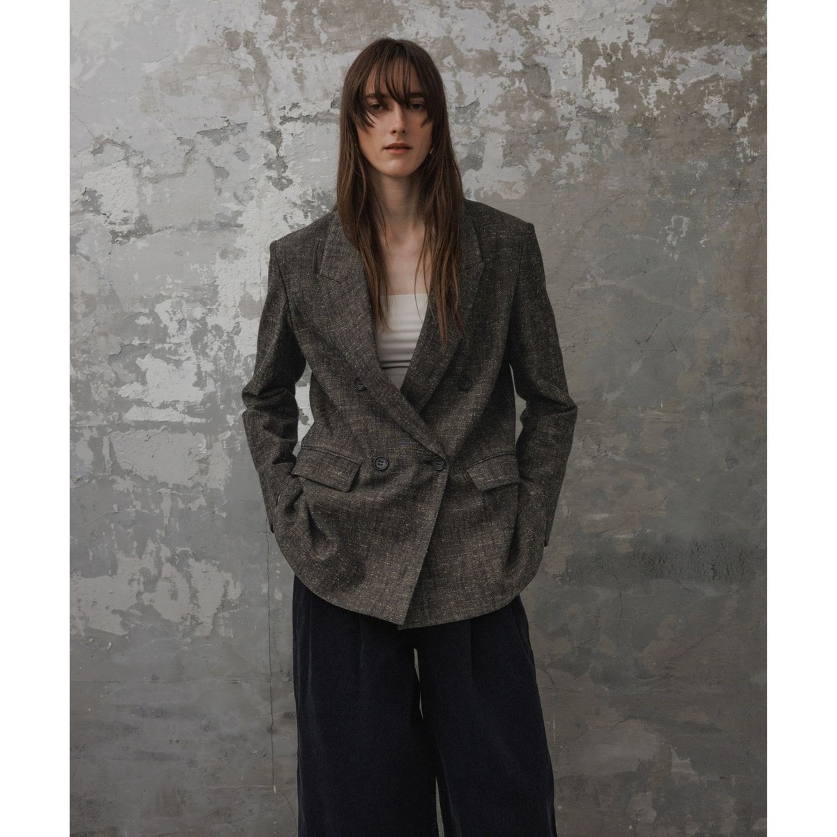 サステナブル】ハーフスリーブテーラードジャケット | アダムエロペ