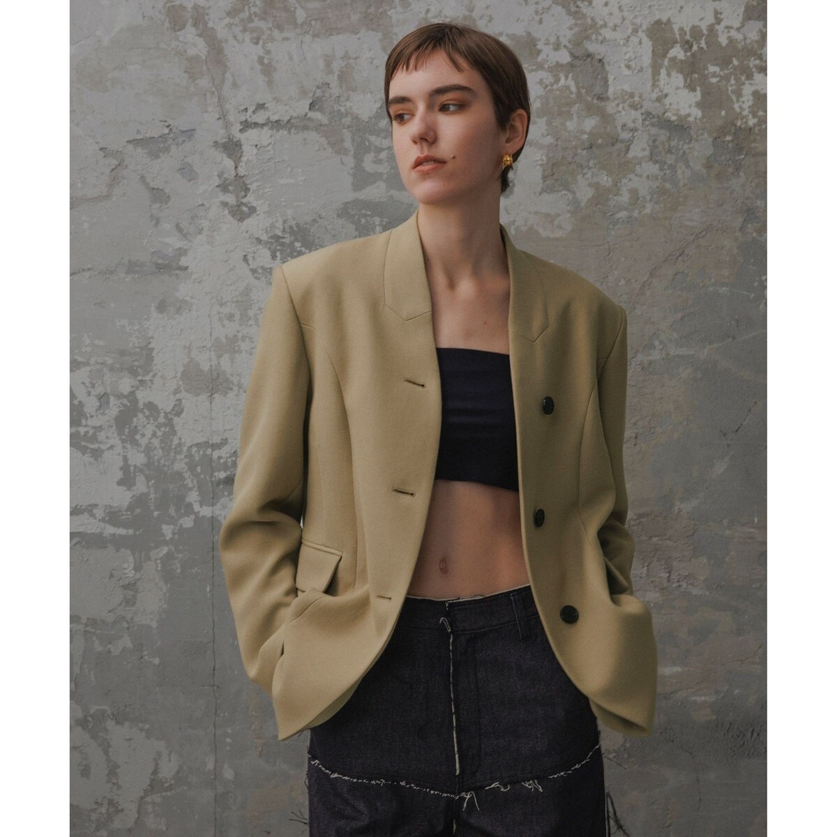 EMOELLE】ミコヨリフォルムジャケット | アダムエロペ(ADAM ET ROPE