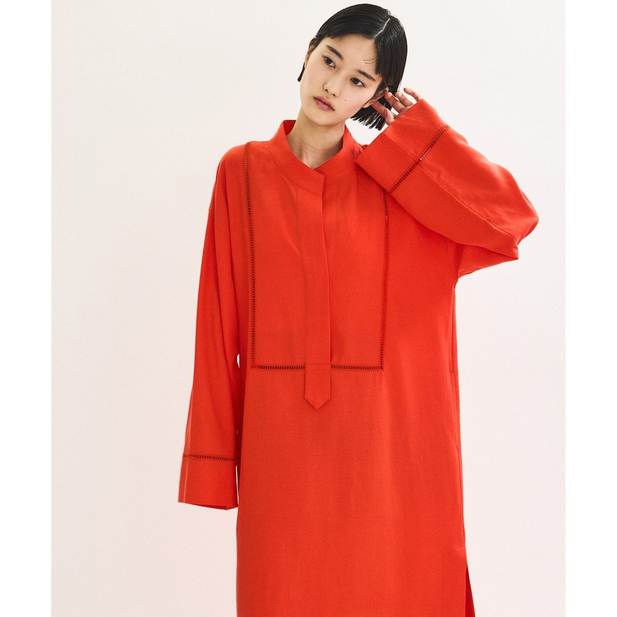 ADAM ET ROPE' リネンマキシワンピース ADAM ET ROPE' ワンピース リネンマキシワンピース : ZOZOTOWN