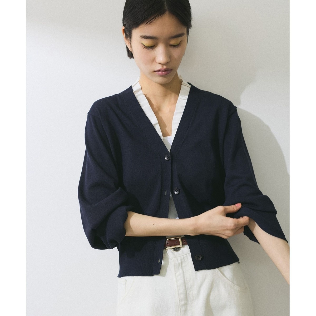 WEB限定】フリルカラーカーディガン | アダムエロペ(ADAM ET ROPE