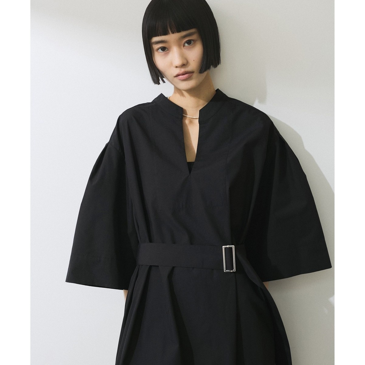 【完売品】ADAM ET ROPE' カットジャガードワンピース カットジャガードワンピース | アダムエロペ(ADAM ET ROPE