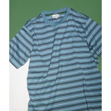 【LACOSTE for ADAM ET ROPE'】別注 MULTI BORDER TEE