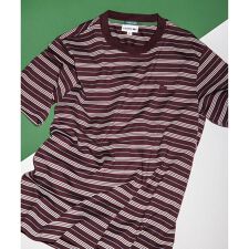 【LACOSTE for ADAM ET ROPE'】別注 MULTI BORDER TEE